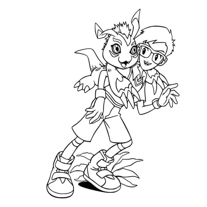 Digimon gratis afdrukbaar