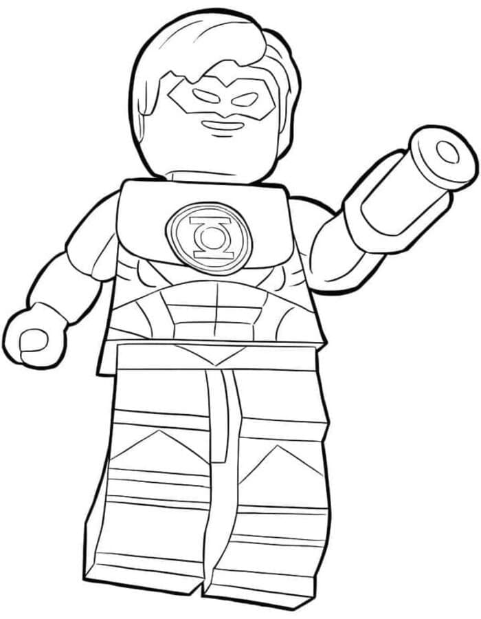 Green Lantern afdrukbaar basis