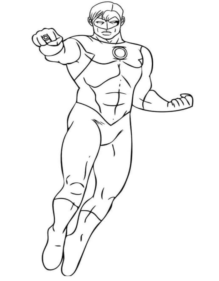 Green Lantern afdrukbaar