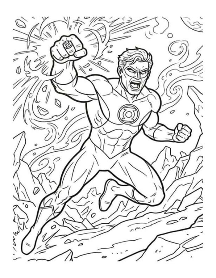 Green Lantern gratis simpel