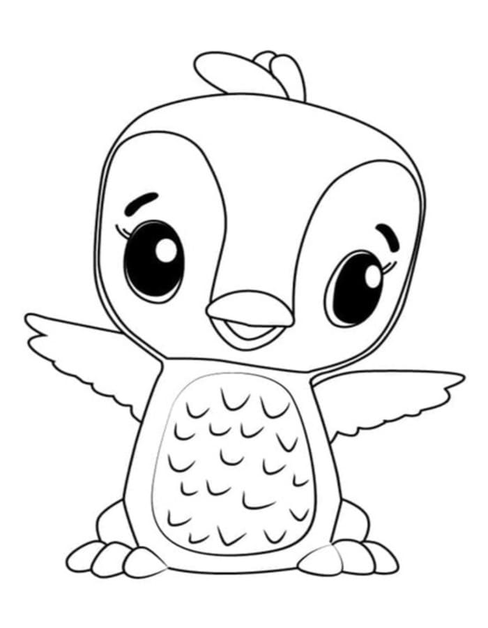 Hatchimals gratis afdrukbaar basis