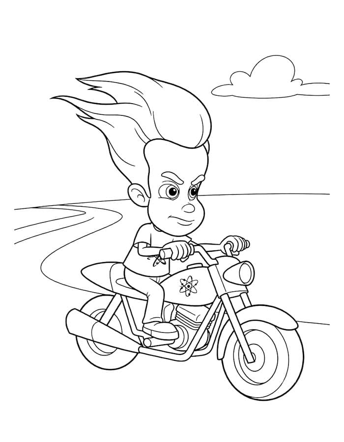 Jimmy Neutron afdrukbaar basis
