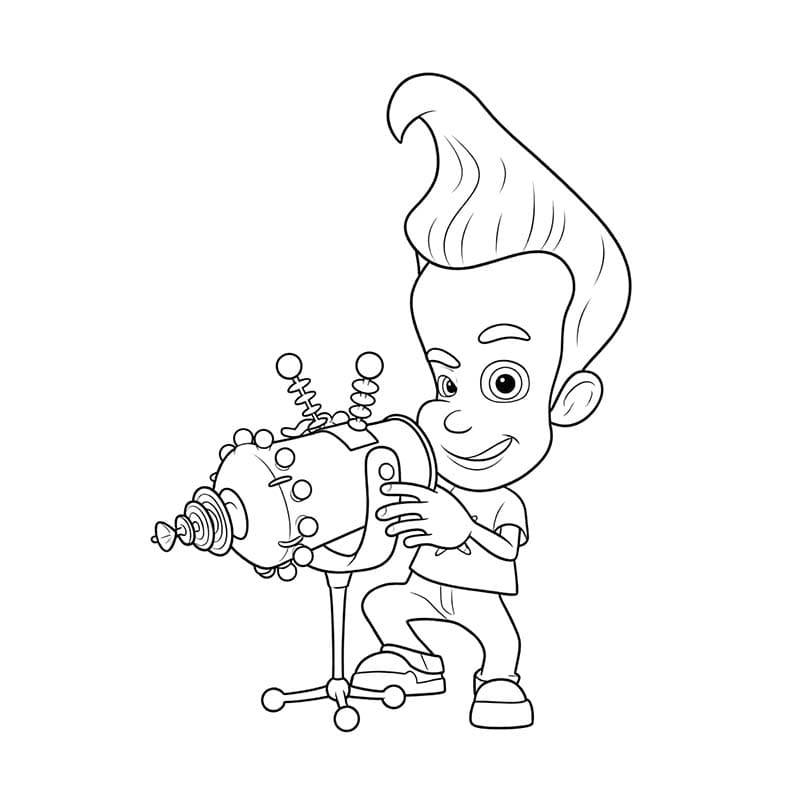 Jimmy Neutron afdrukbaar