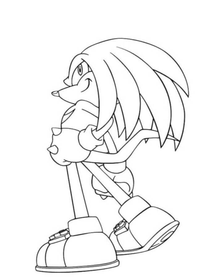 Knuckles afdrukbaar basis