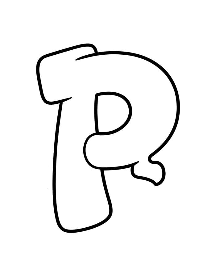 Letter P gratis basis