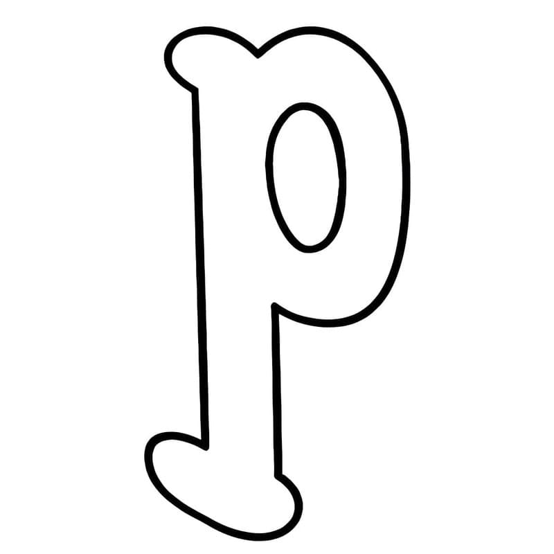 Letter P gratis
