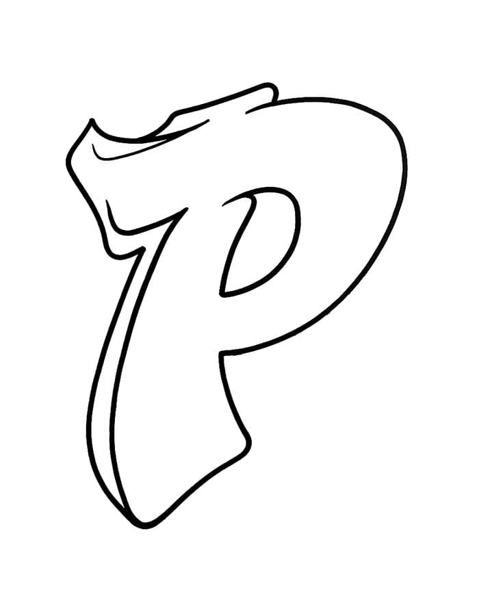 Letter P voor kinderen