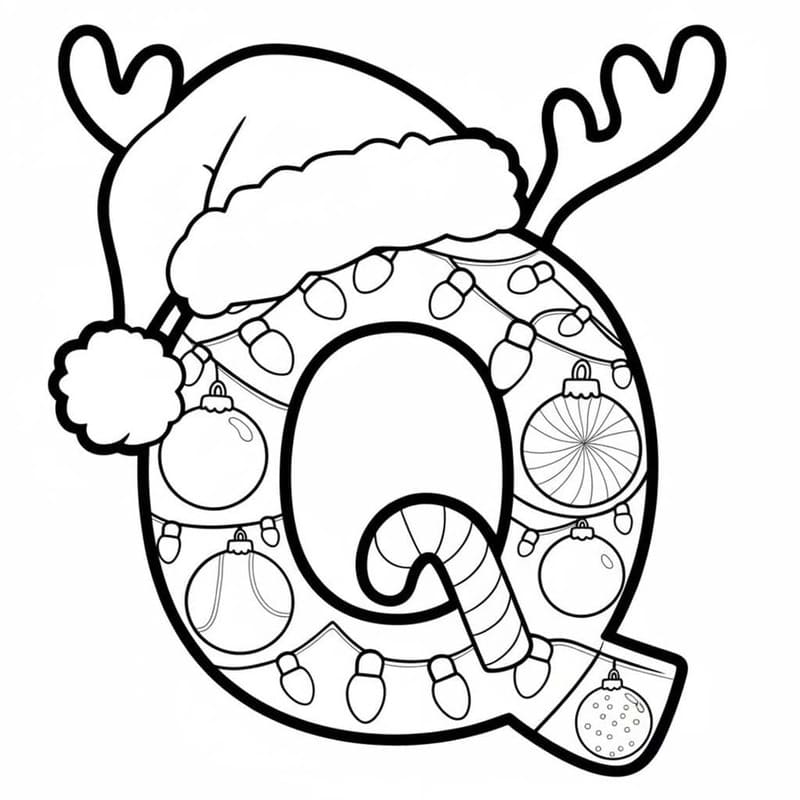 Letter Q gratis simpel