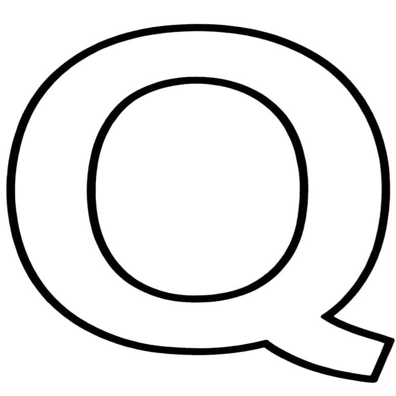 Letter Q gratis voor kinderen