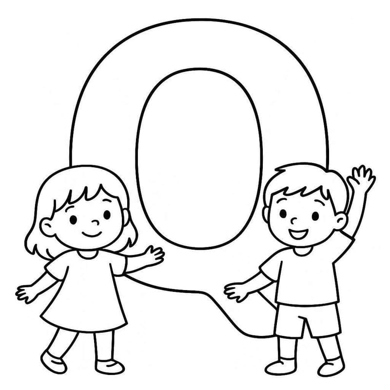 Letter Q voor kinderen
