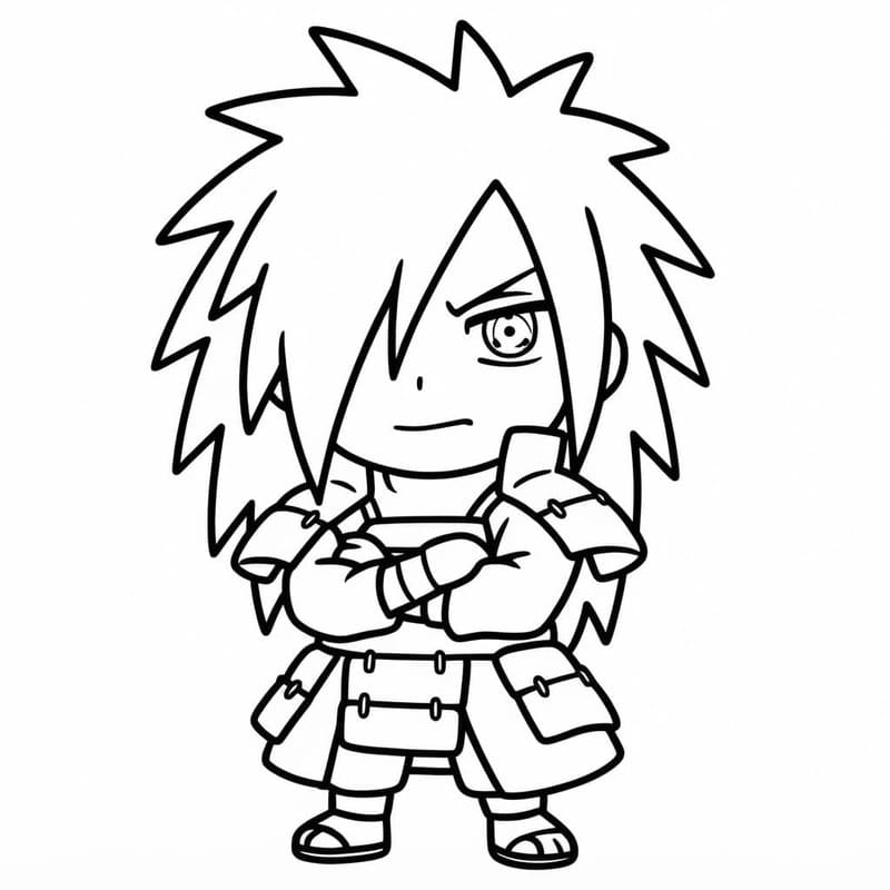 Madara Uchiha afdrukbaar basis