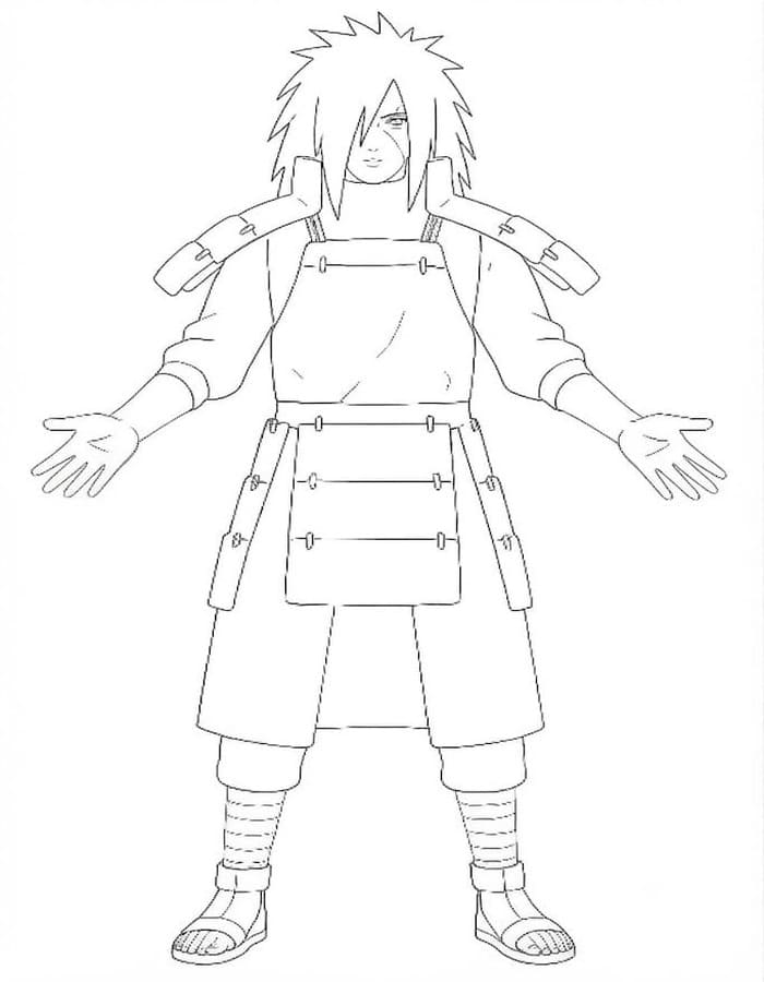 Madara Uchiha afdrukbaar eenvoudig