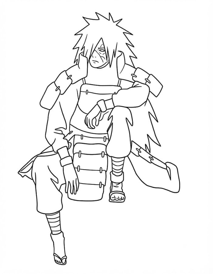 Madara Uchiha gratis eenvoudig