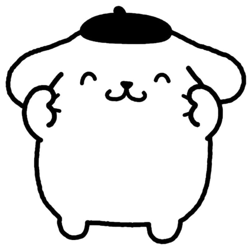 Pompompurin afdrukbaar
