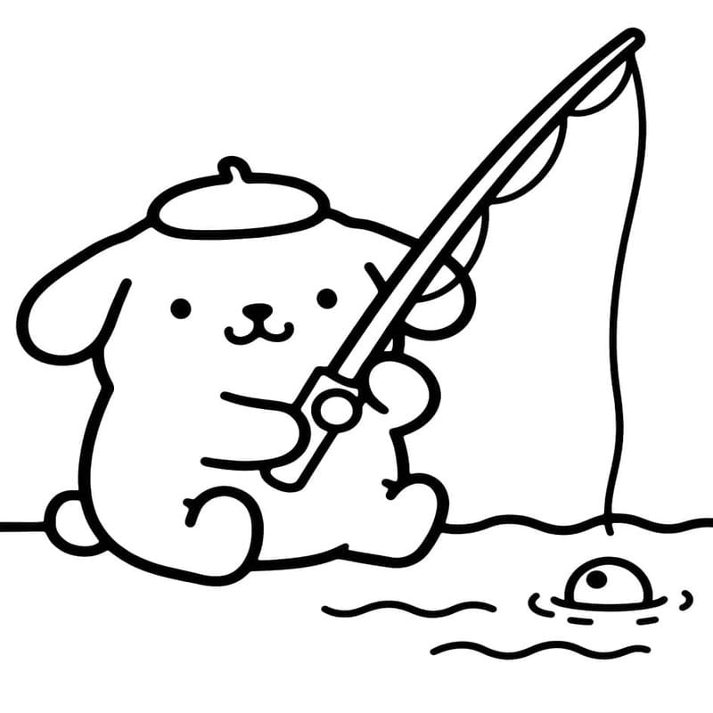 Pompompurin gratis afdrukbaar voor kinderen
