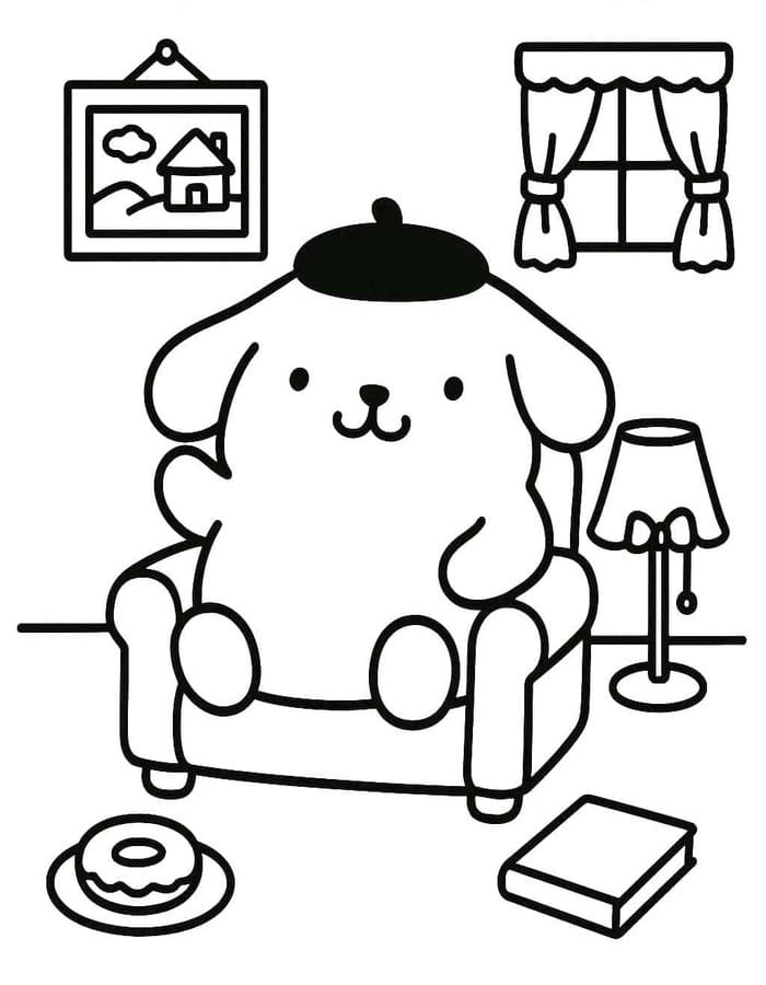 Pompompurin gratis simpel