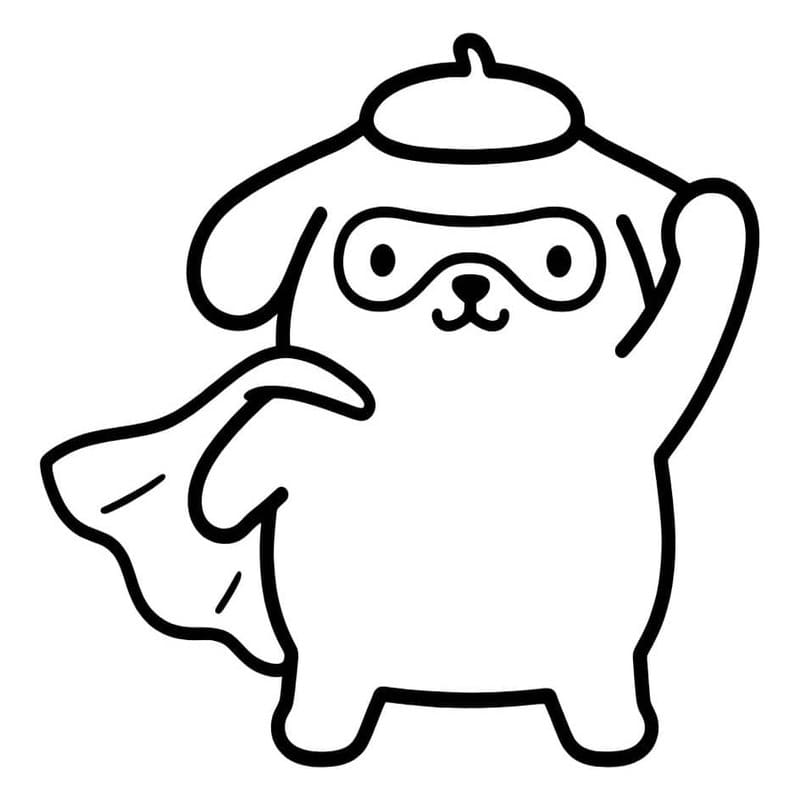 Pompompurin gratis voor kinderen