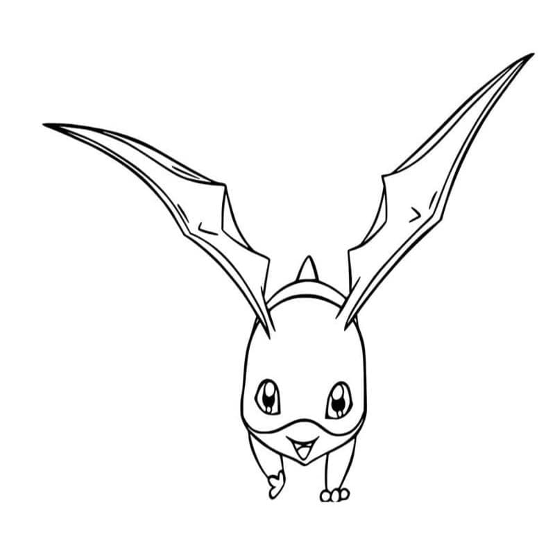 Tekenen Digimon afdrukbaar voor kinderen