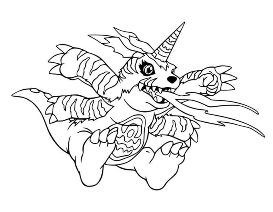 Tekenen Digimon