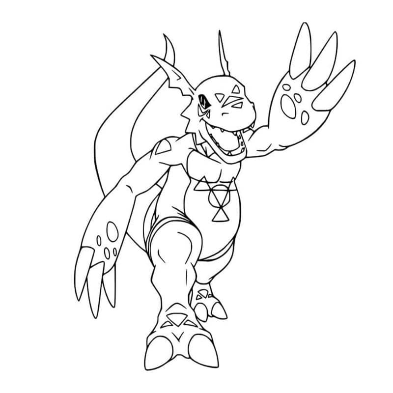 Tekenen Digimon simpel