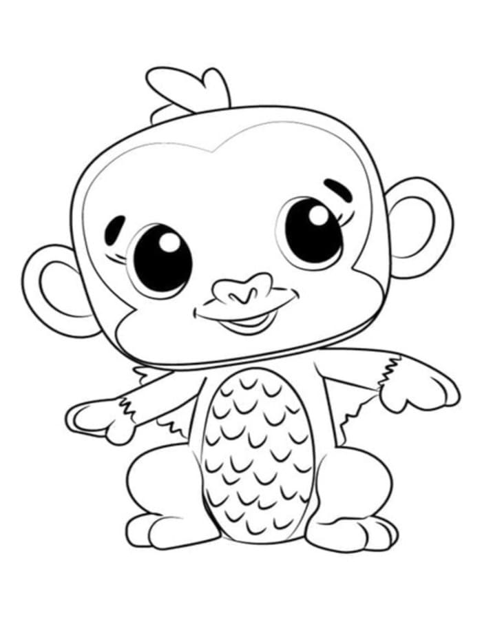 Tekenen Hatchimals gratis basis