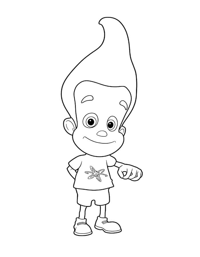 Tekenen Jimmy Neutron eenvoudig