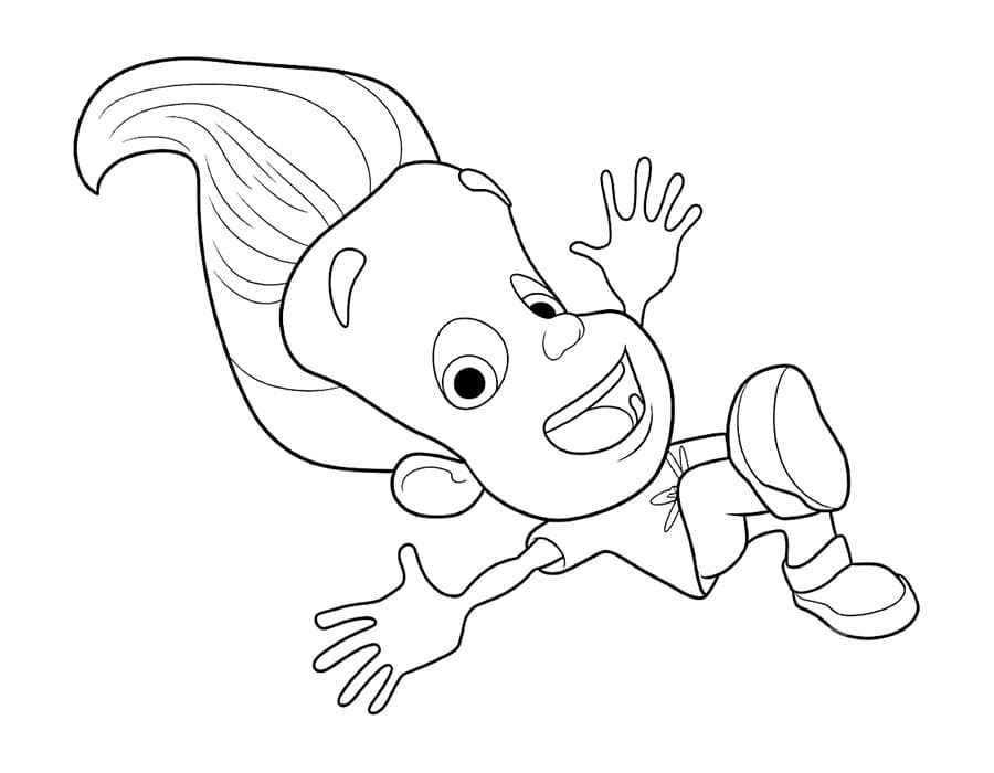 Tekenen Jimmy Neutron gratis basis