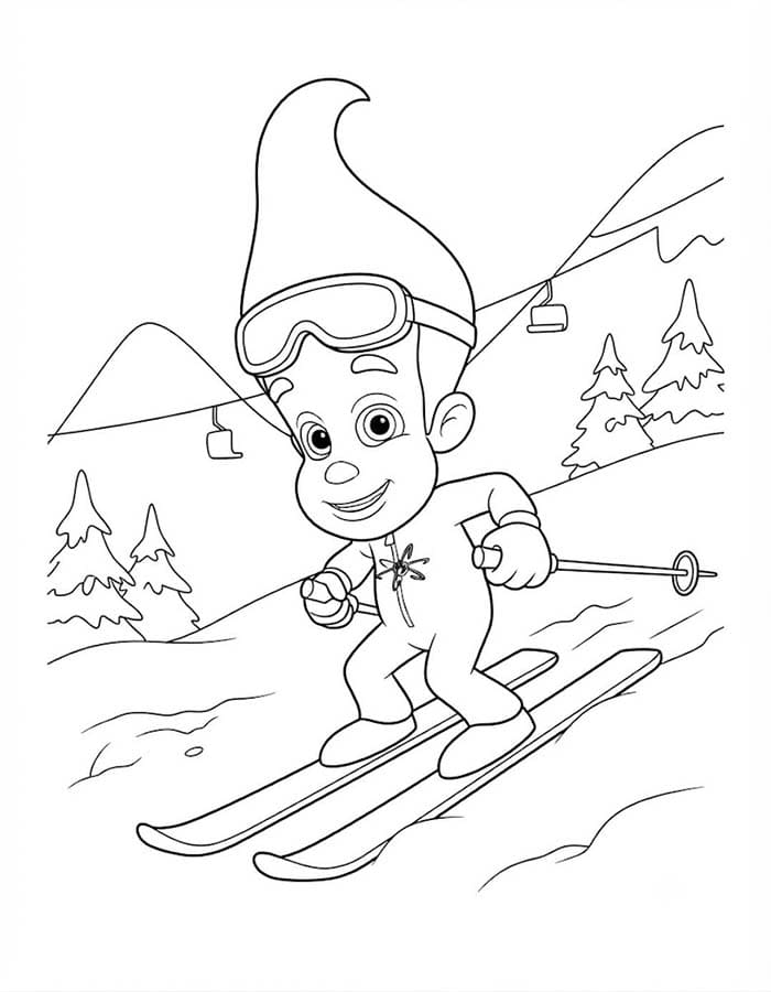 Tekenen Jimmy Neutron simpel
