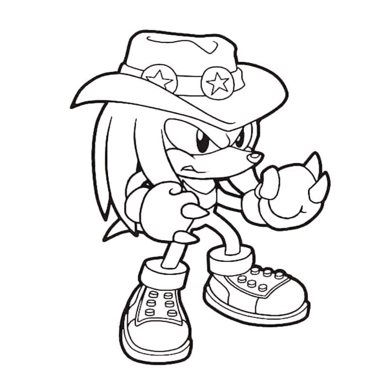 Tekenen Knuckles gratis