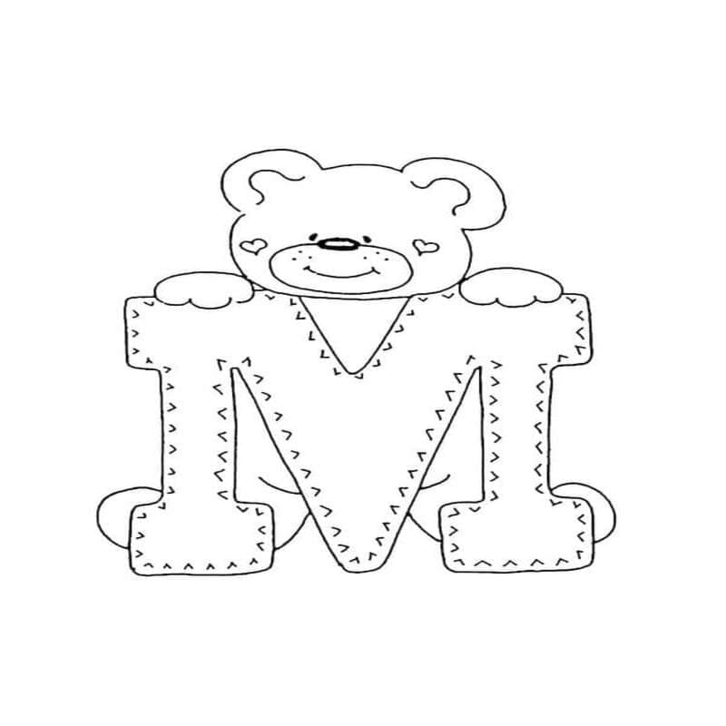 Tekenen Letter M basis