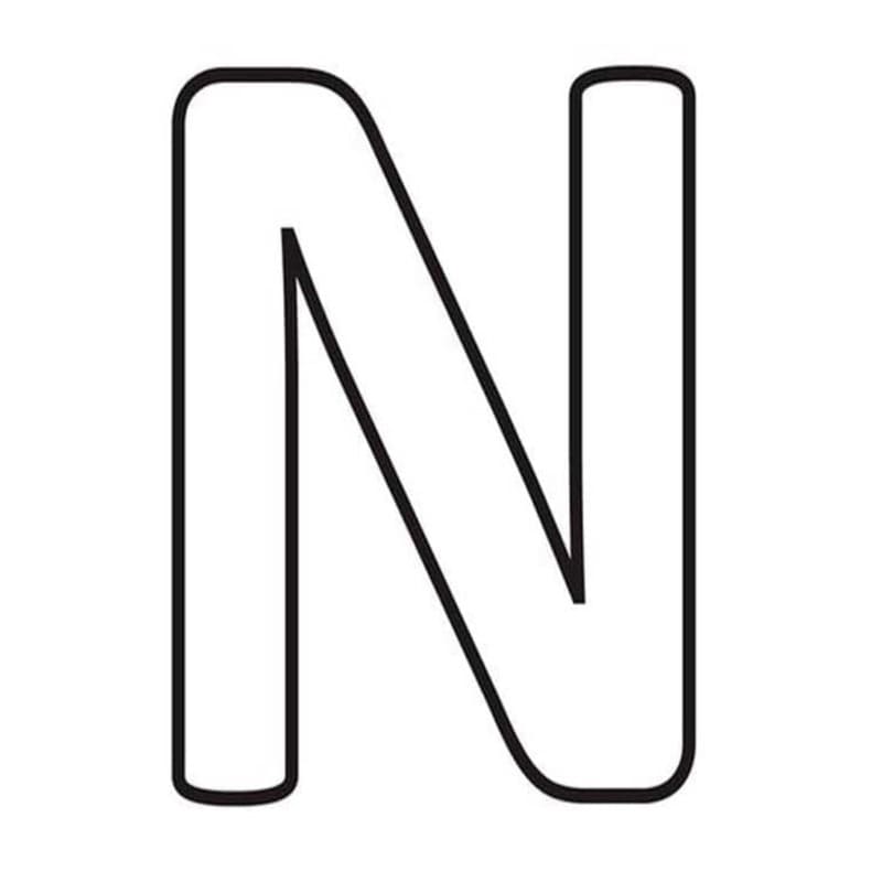 Tekenen Letter N basis