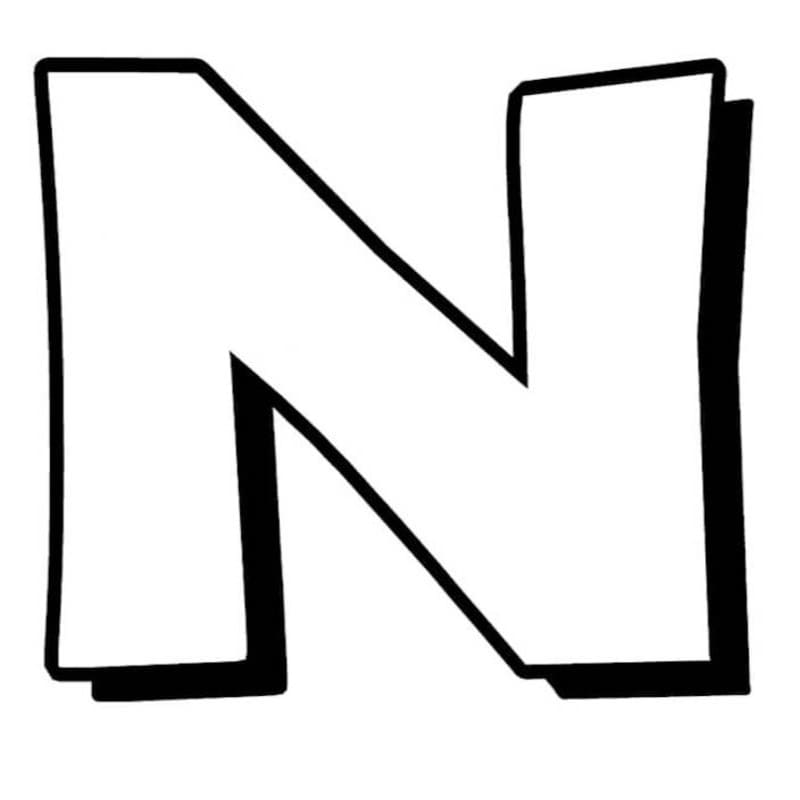 Letter N
