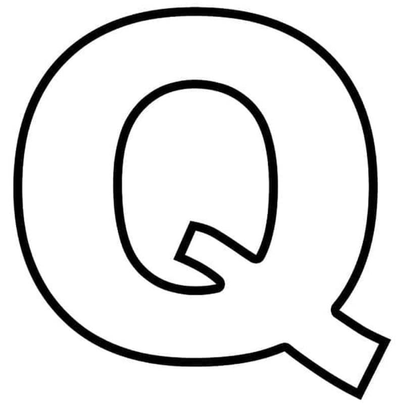 Tekenen Letter Q basis