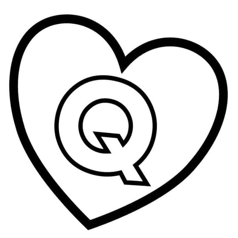 Tekenen Letter Q eenvoudig