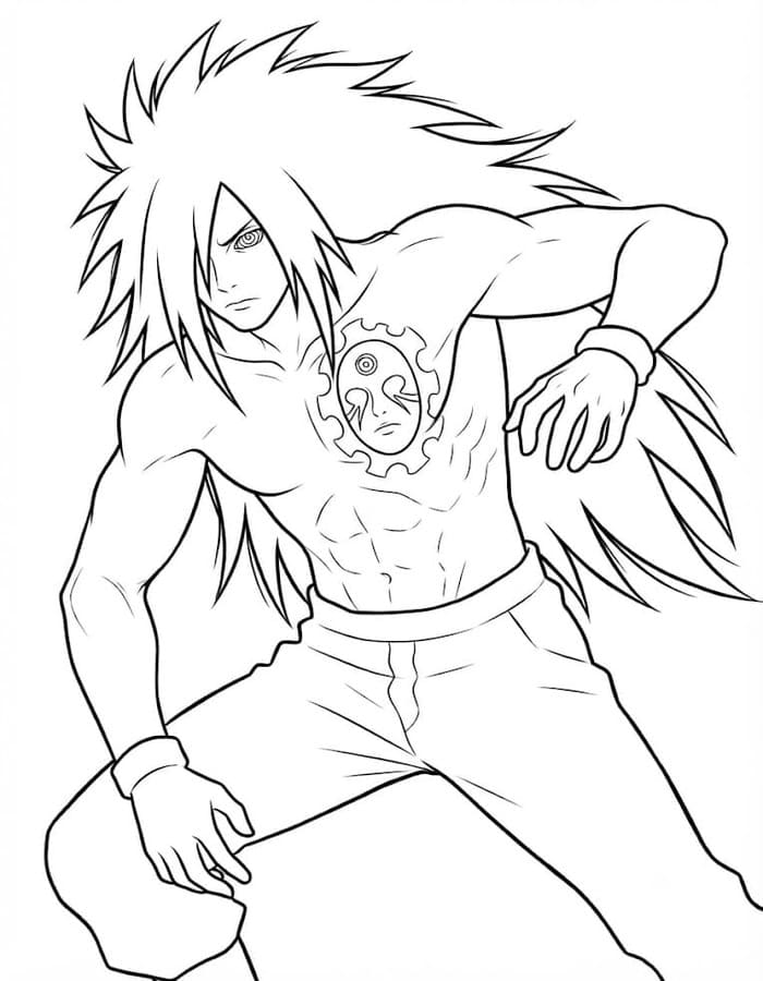 Tekenen Madara Uchiha basis