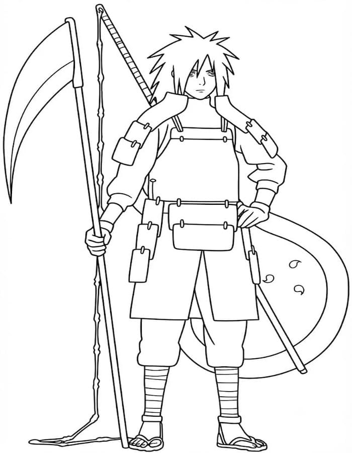 Tekenen Madara Uchiha eenvoudig