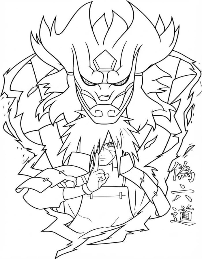 Tekenen Madara Uchiha