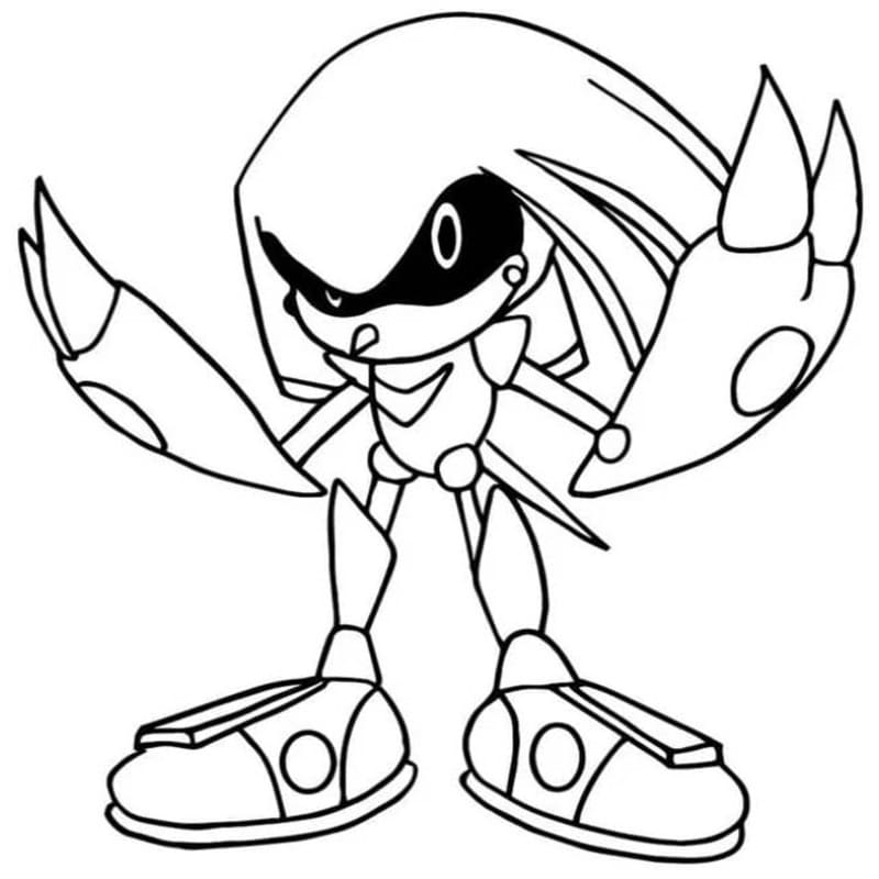 Tekenen Metal Sonic eenvoudig