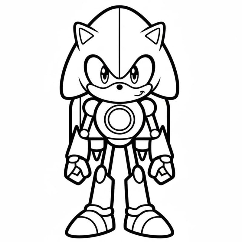 Tekenen Metal Sonic gratis