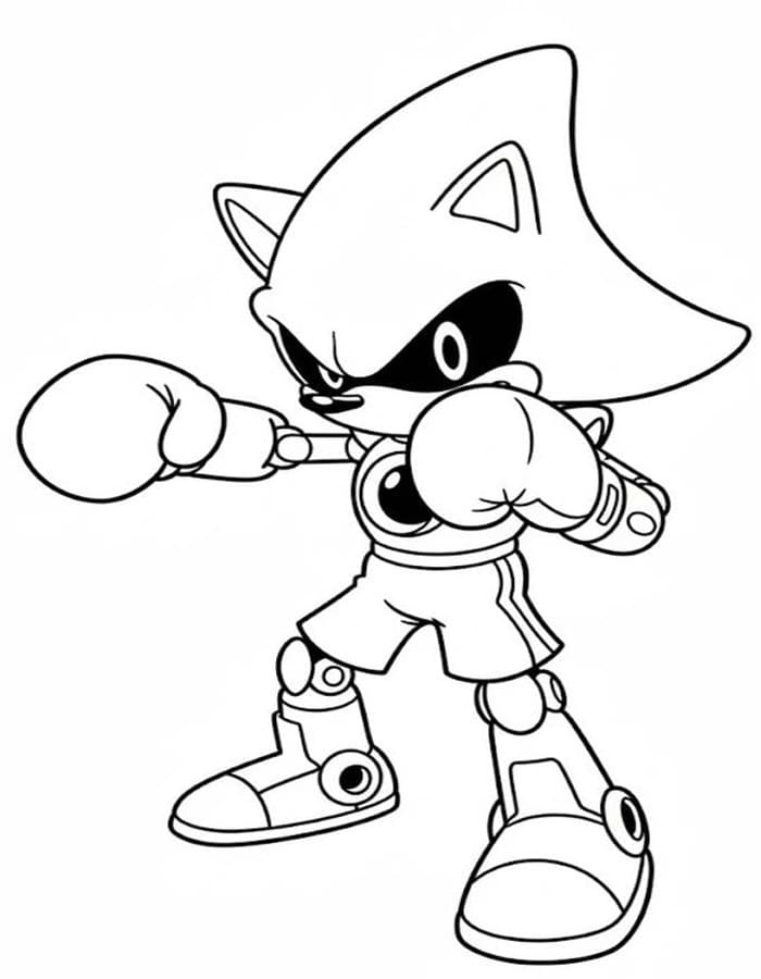 Tekenen Metal Sonic voor kinderen