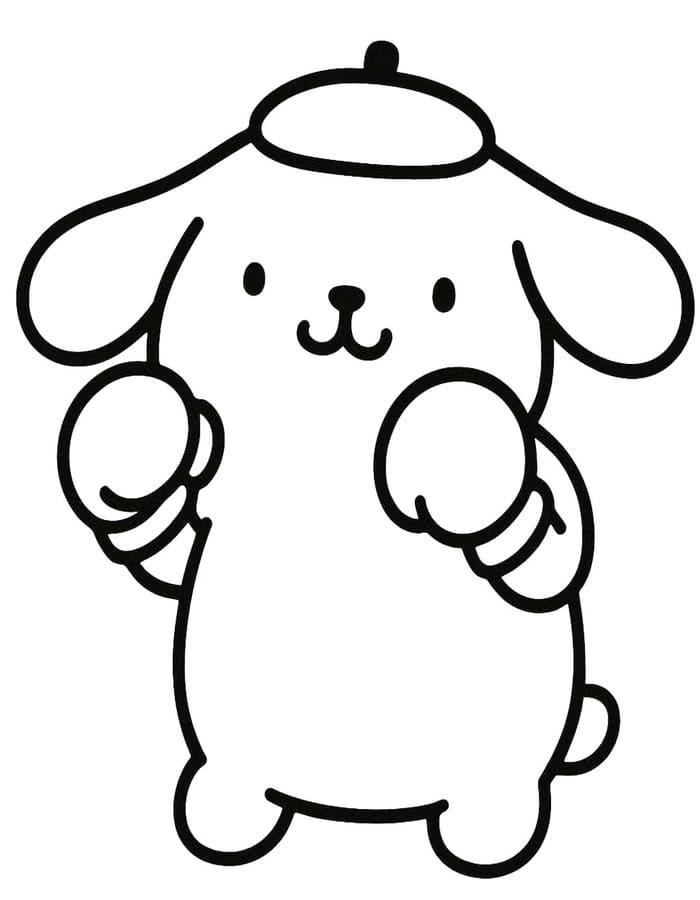 Tekenen Pompompurin gratis basis