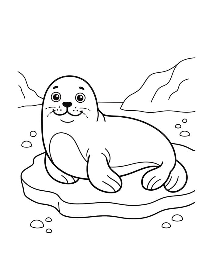 Zeehond gratis eenvoudig