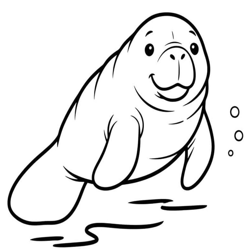 Zeekoeien gratis afdrukbaar