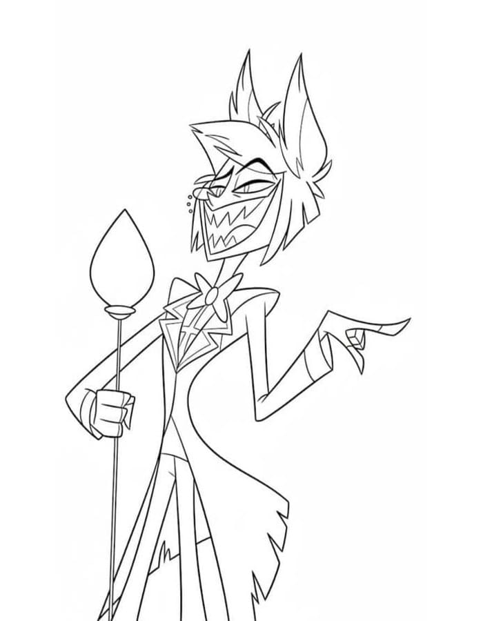 Afbeelding Hazbin Hotel gratis afdrukbaar