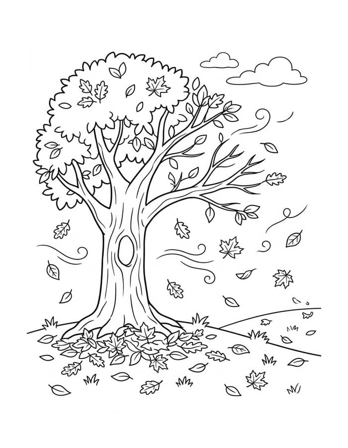 Afbeelding Herfstboom