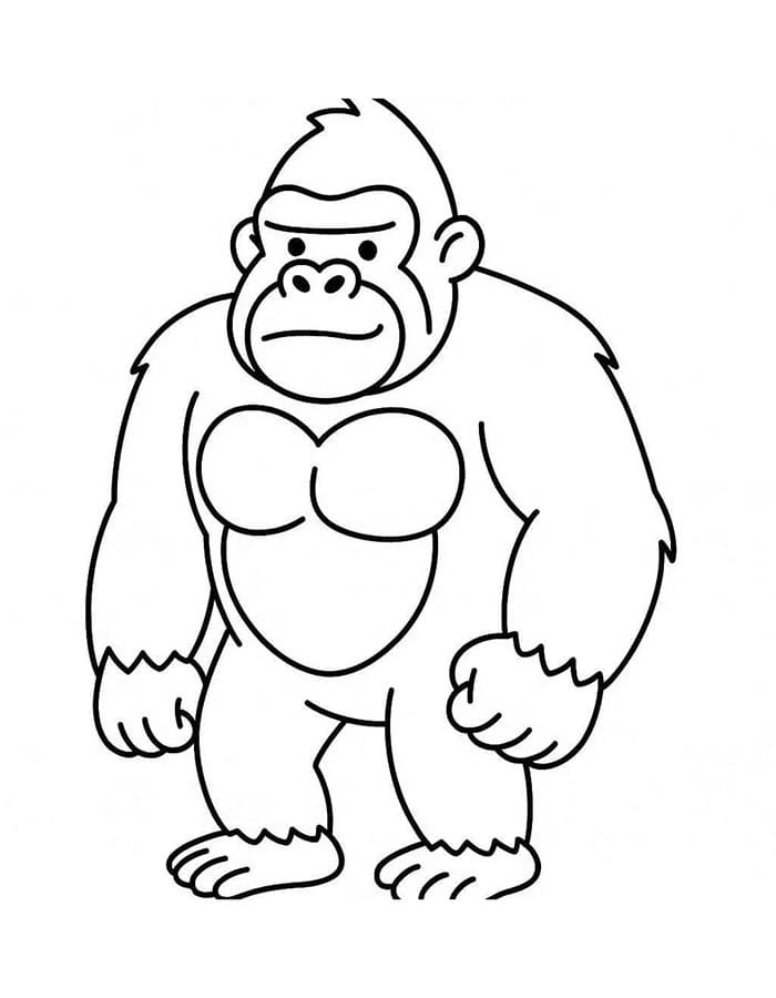 Afbeelding King Kong printbaar