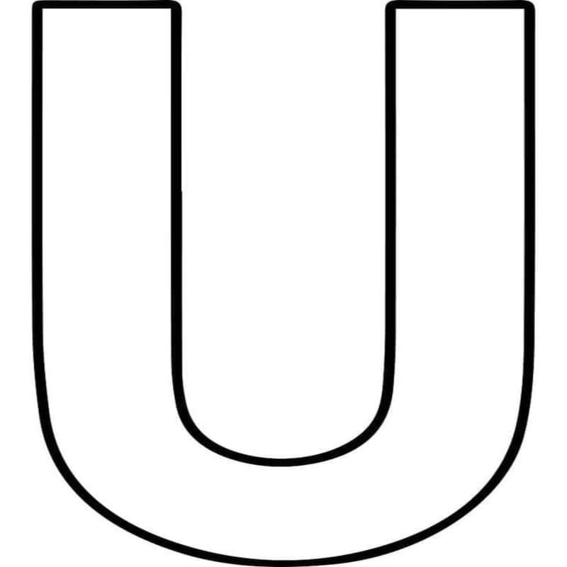 Letter U