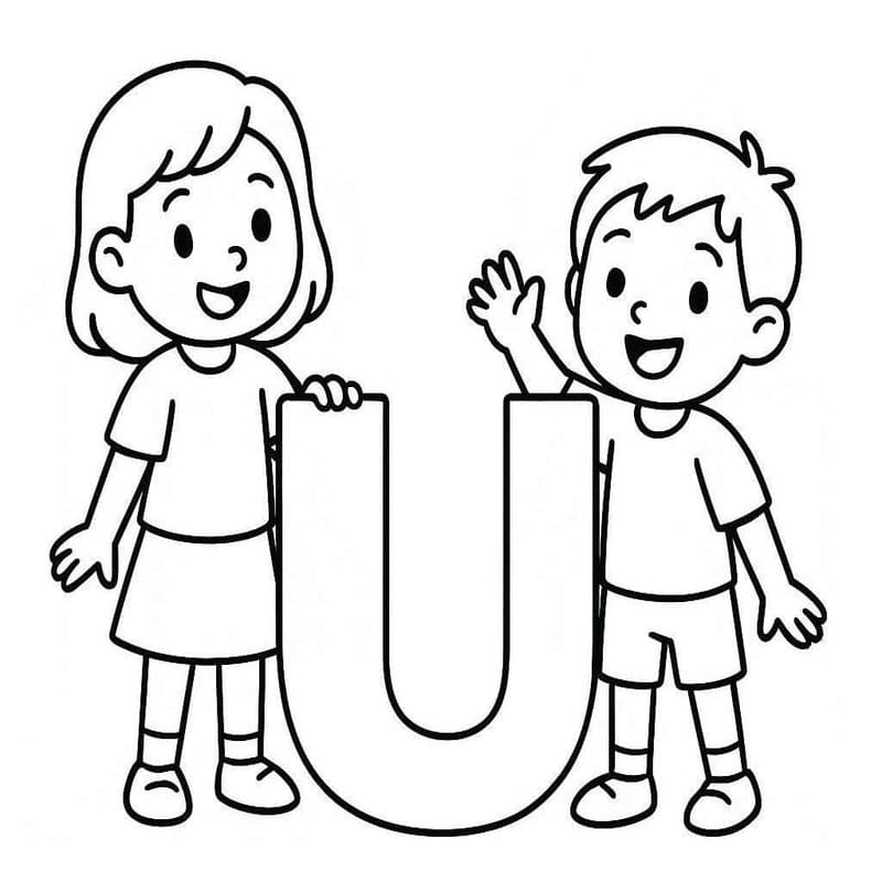 Afbeelding Letter U gratis