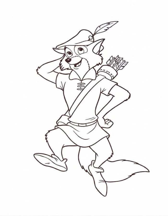 Afbeelding Robin Hood printbaar