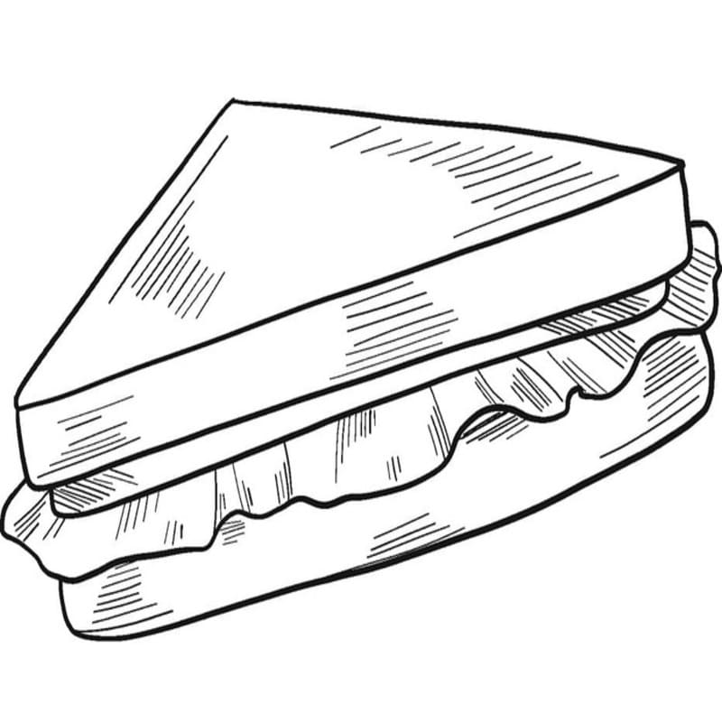 Afbeelding Sandwich printbaar
